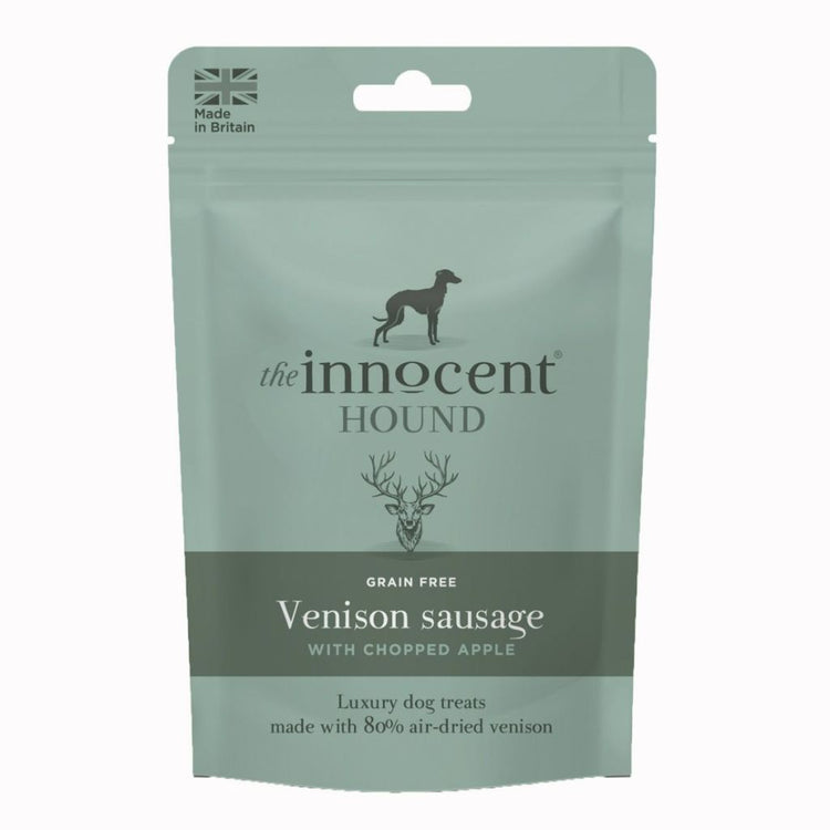 The Innocent Hound Venison with Chopped Apple Dog Sausages 7pcs - 7 Pcs