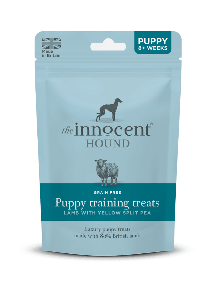 The Innocent Hound Puppy Training Lamb with Yellow Split Pea Treats 70g - 70 G