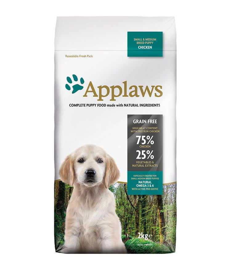 Applaws Chicken Small & Medium Breed Dry Puppy Food - 2 KG