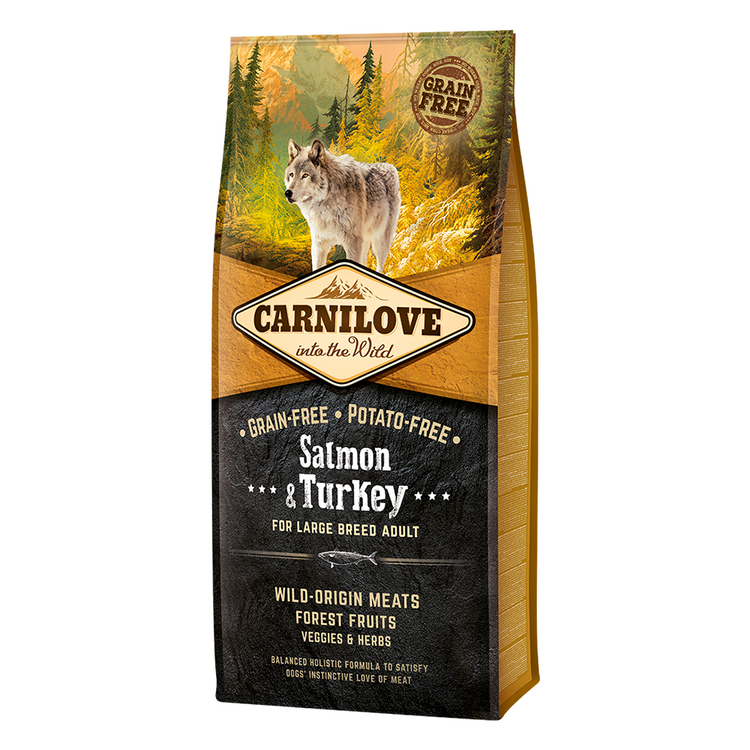Carnilove Salmon & Turkey for Large Breed Adult Dogs