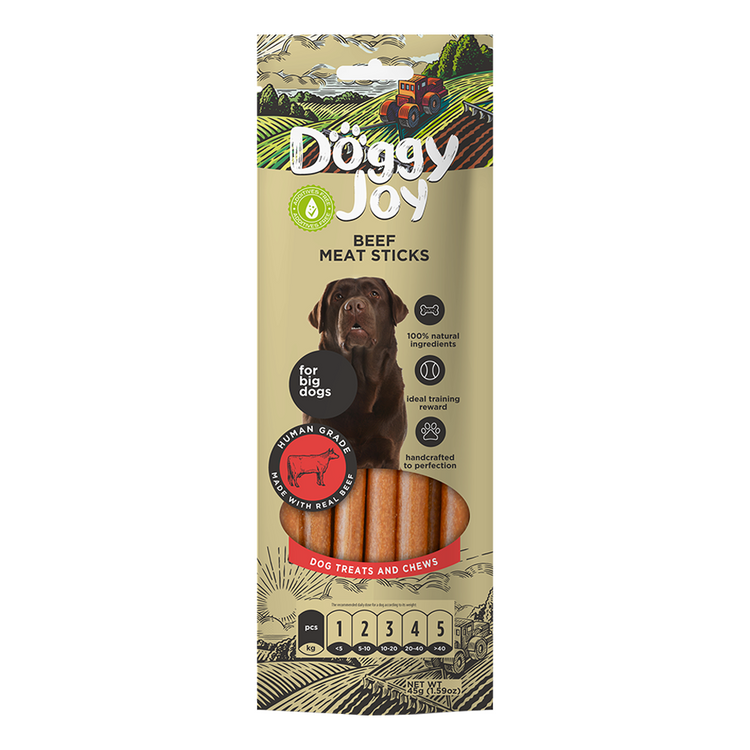 Doggy Joy Meat Sticks Dog Treats 45g