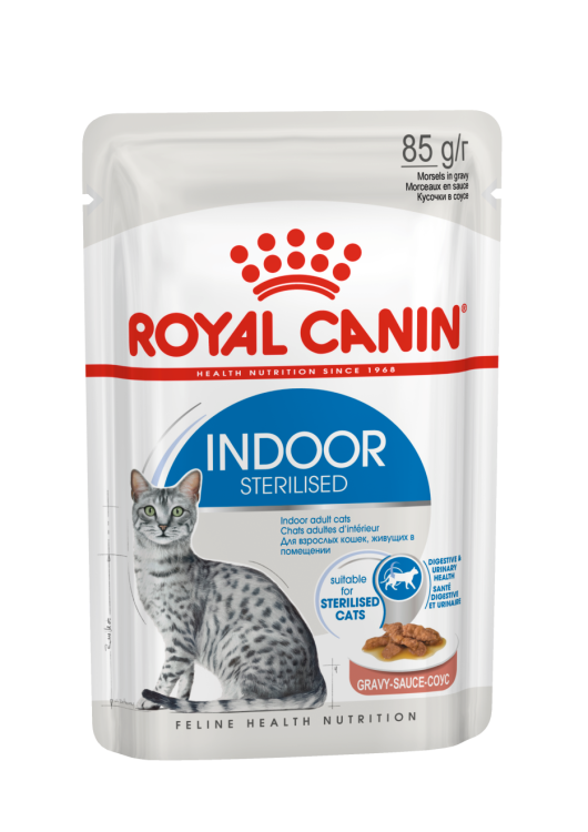 Royal Canin Indoor (Wet Food - Pouches) 12 x 85 g