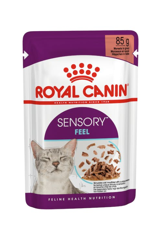 Royal Canin Sensory Feel Gravy (Wet Food - Pouches) 12 x 85 g