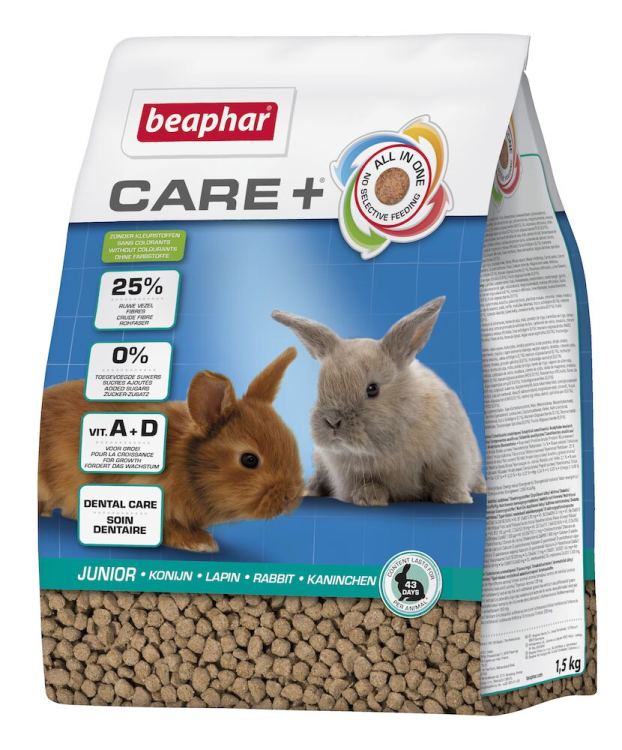 Care+ Rabbit Junior Food 1.5 kg