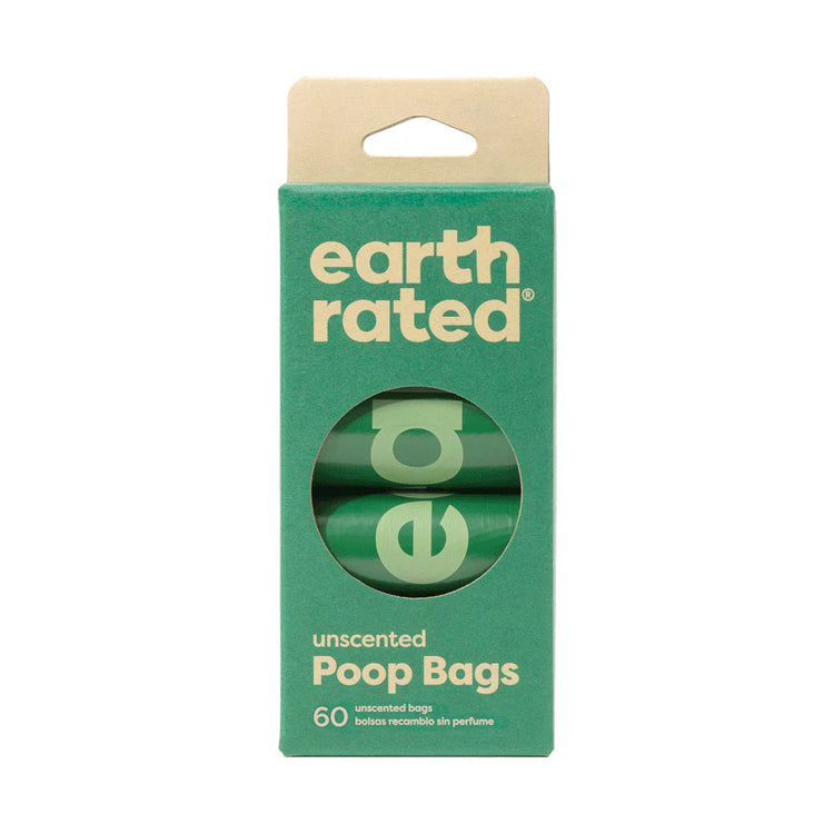 Earth Rated Dog Poop Bags – Refill Rolls 60 Bags