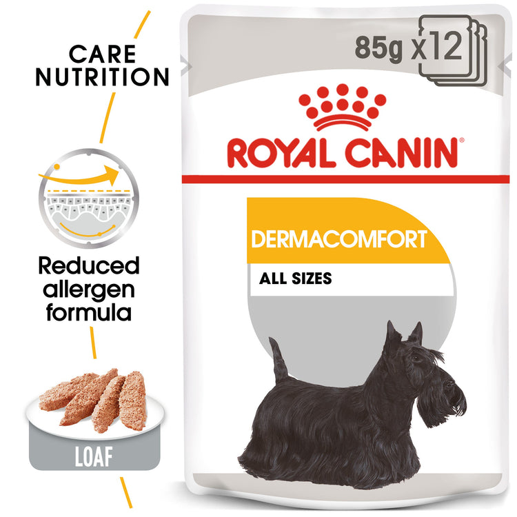 Royal Canin Dermacomfort (WET FOOD - Pouches) 12 x 85g