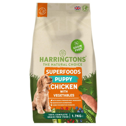 Harringtons Superfoods Chicken with Vegetables Puppy Dry Dog Food