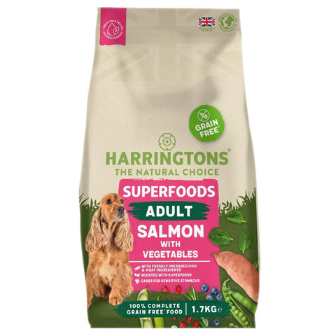 Harringtons Superfoods Salmon with Vegetables Adult Dry Dog Food