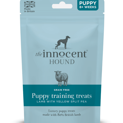 The Innocent Hound Puppy Training Lamb with Yellow Split Pea Treats 70g - 70 G