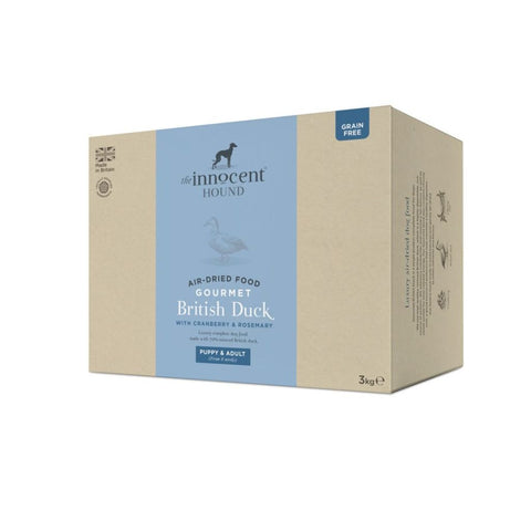 The Innocent Hound Air-Dried Gourmet British Duck with Cranberry & Rosemary Puppy & Adult Dry Dog Food