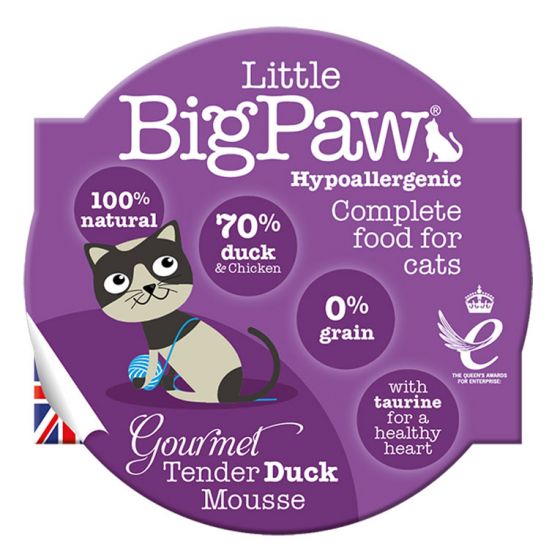 Little Big Paw Cat Gourmet Duck Mousse