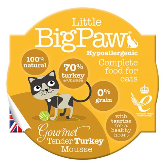 Little Big Paw Cat Gourmet Turkey Mousse