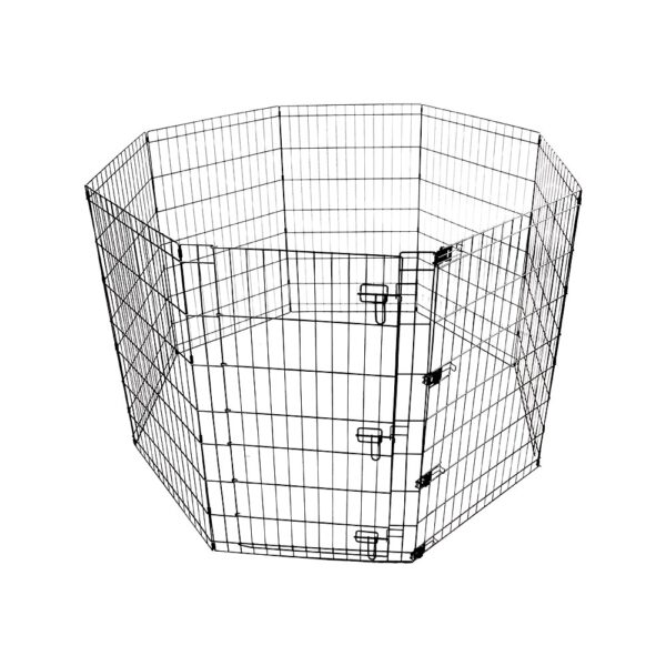 M-PETS Foldable Puppy Pen With Door 8 Panels (W62 X H91cm)