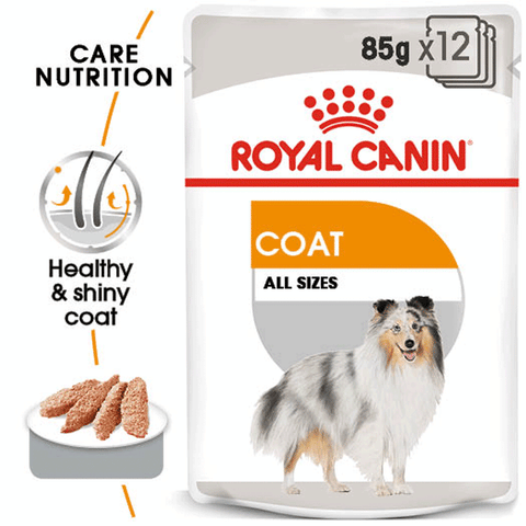 Royal Canin Coat Care (WET FOOD - Pouches) 12 x 85g