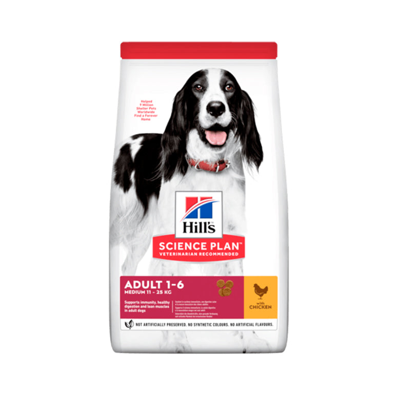 Hill’s Science Plan Medium Adult Dog Food With Chicken