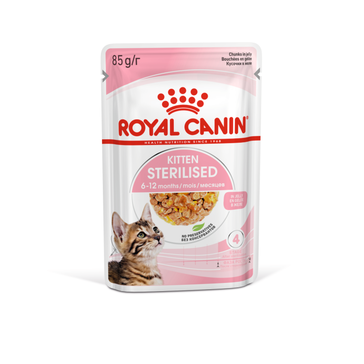 Royal Canin Kitten Sterilised Jelly (WET FOOD - Pouches)