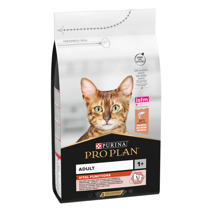 Purina Pro Plan Vital Function Adult Dry Cat Salmon, 1.5kg