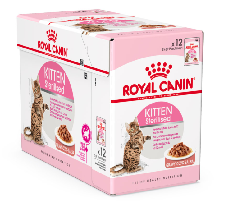 Royal Canin Kitten Sterilised Gravy (WET FOOD - Pouches)