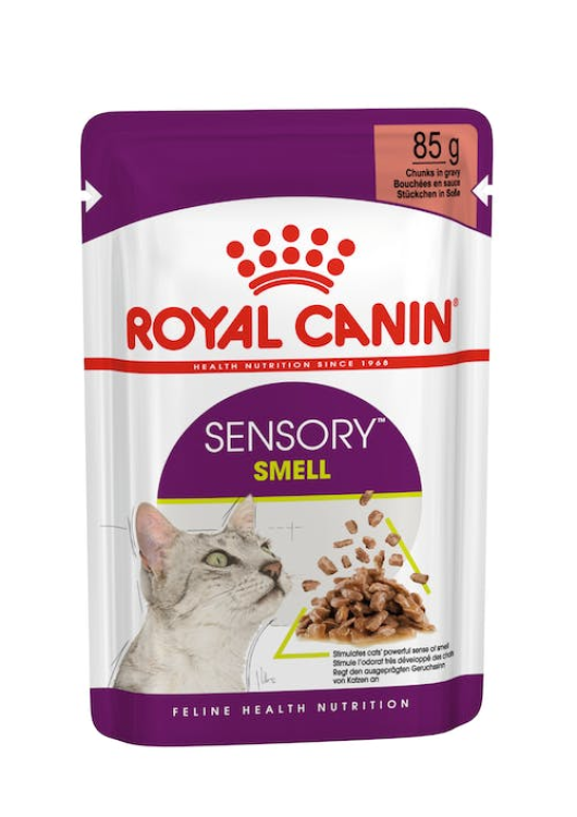 Royal Canin Sensory Smell Gravy (WET FOOD - POUCHES) 12x85G