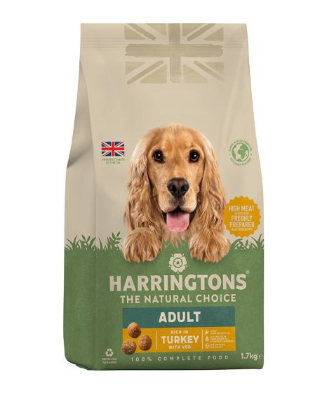 Harringtons Complete Turkey Veg Adult Dry Dog Food 1.7 KG