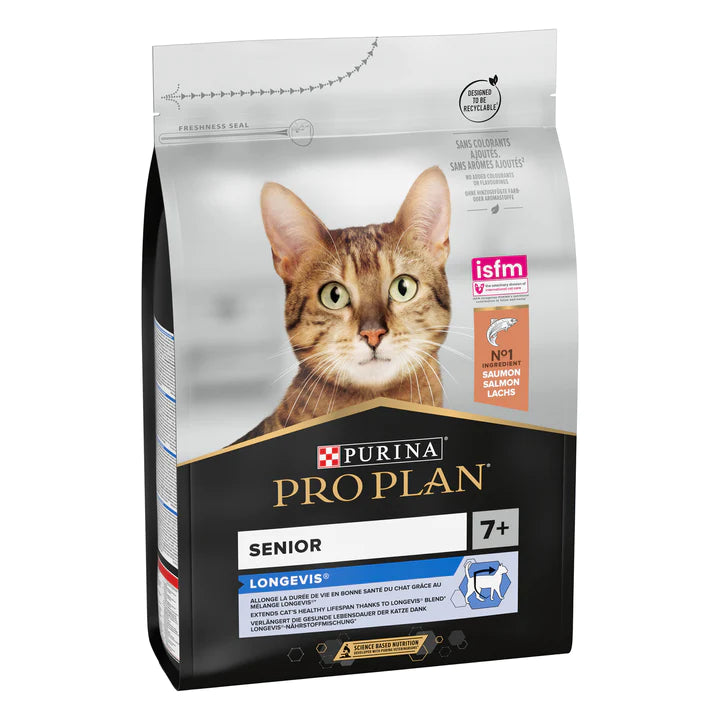 PRO PLAN ORIGINAL SENIOR 7+ YEARS CAT SALMON WITH LONGEVIS