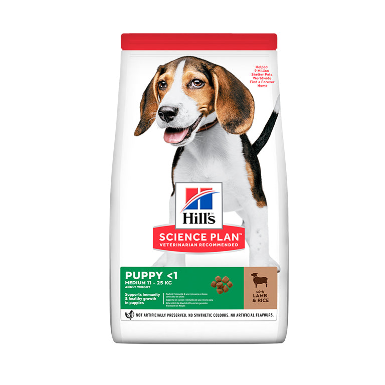 Hill’s Science Plan Medium Puppy Food With Lamb & Rice