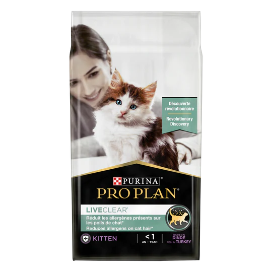 Pro Plan Liveclear Kitten DTE Turkey 1.4kg