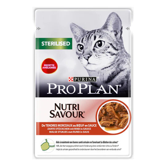 PRO PLAN STERILISED Cat GiG Beef 85g FR