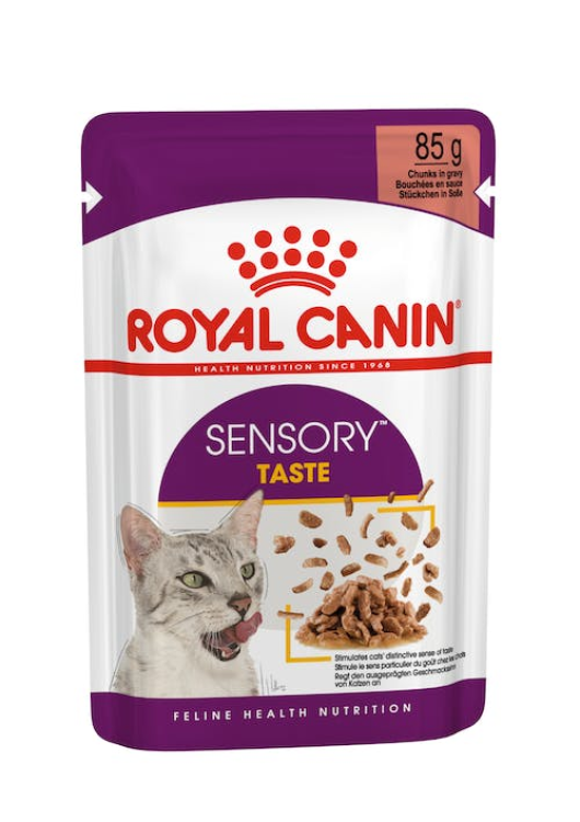 Royal Canin Sensory Taste Gravy (WET FOOD - POUCHES) 12x85G