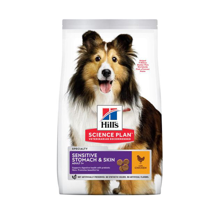 Hill’s Science Plan Sensitive Stomach & Skin Medium Adult Dog Food With Chicken