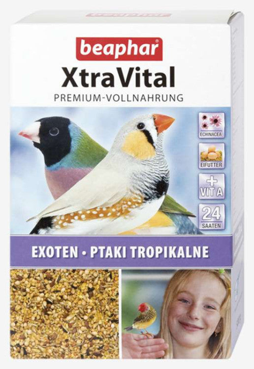 XtraVital Tropical Bird Feed 500g (new formula)