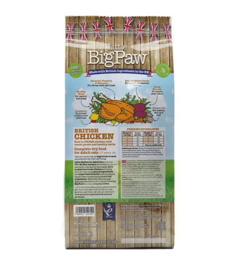 Little Big Paw British Chicken for Adult Cats - 0