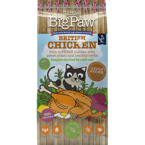 Little BigPaw British Chicken Adult Dry Cat Food