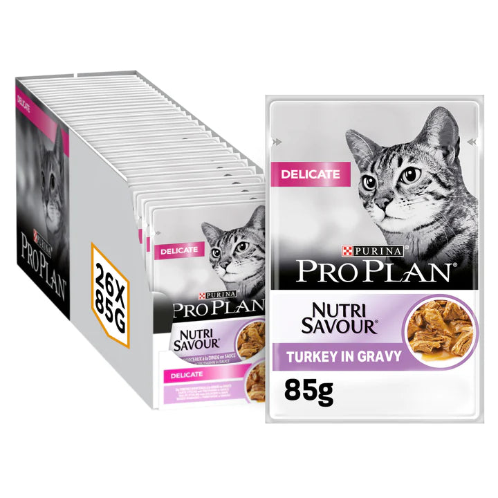 PRO PLAN DELICATE Cat GiG Turkey 85g FR - 0