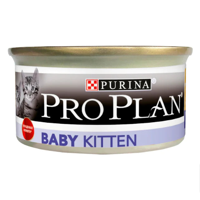 PRO PLAN KITTEN BABY MOUSSE CHICKEN, 24/Box - 0