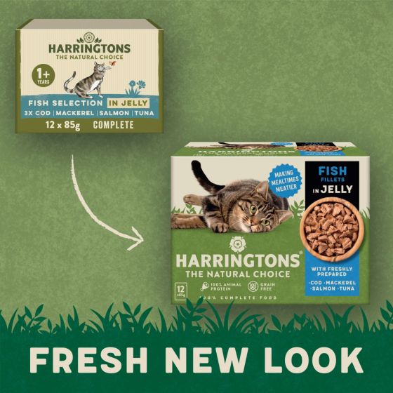 Harringtons Fish in Jelly Wet Cat Food Multipack - 0