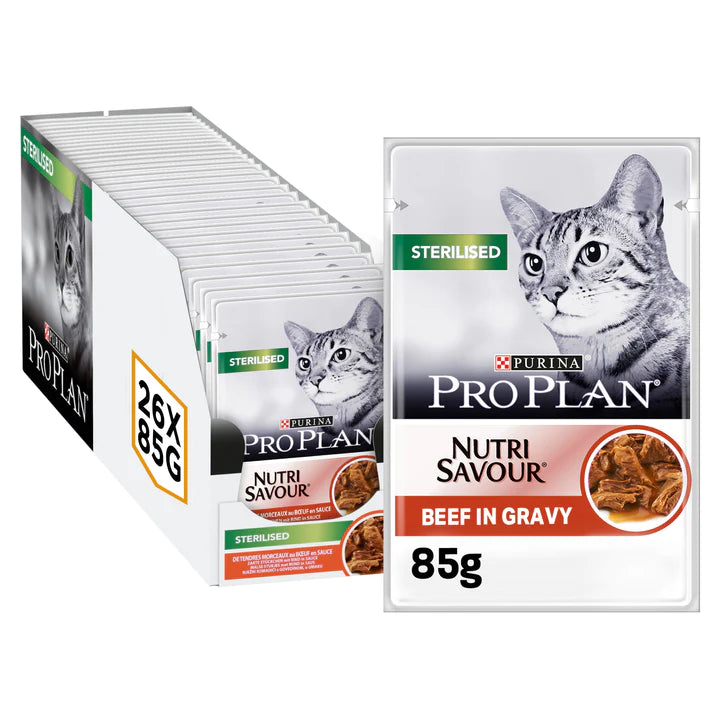 PRO PLAN STERILISED Cat GiG Beef 85g FR - 0