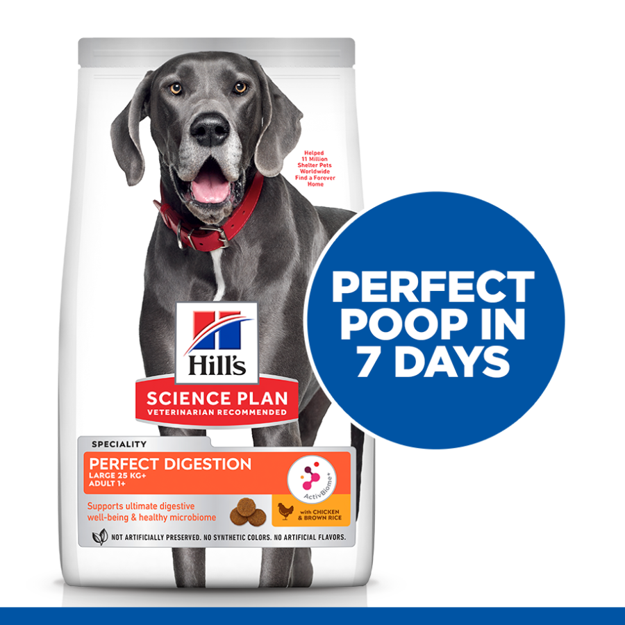 Hill’s Science Plan Perfect Digestion Large Breed Adult 1+ Dog Food With Chicken And Brown Rice (14kg) - 0