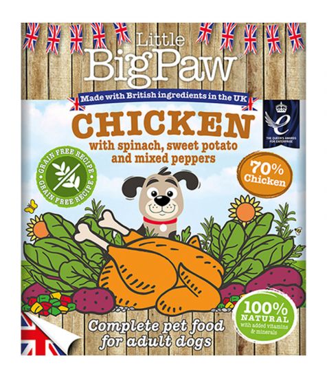 Little Big Paw Dog Chicken with Spinach