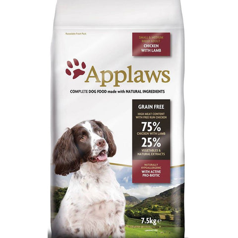 Applaws Chicken with Lamb Small & Medium Breed Adult Dry Dog Food