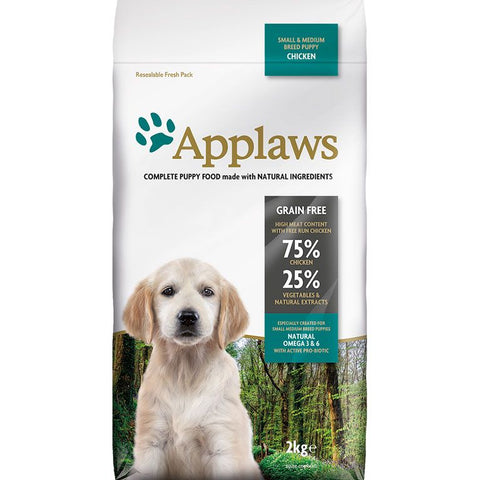 Applaws Chicken Small & Medium Breed Dry Puppy Food - 2 KG