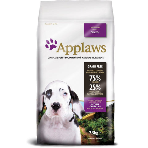 Applaws Chicken - 7.5 KG, Large Breed Dry Puppy Food