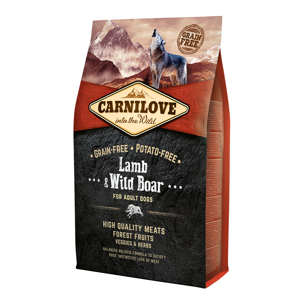 Carnilove Lamb & Wild Boar For Adult Dogs 4kg