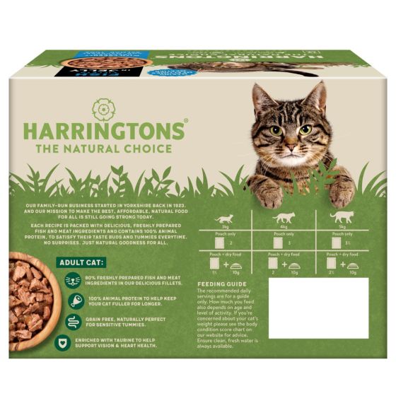 Harringtons Fish in Jelly Wet Cat Food Multipack