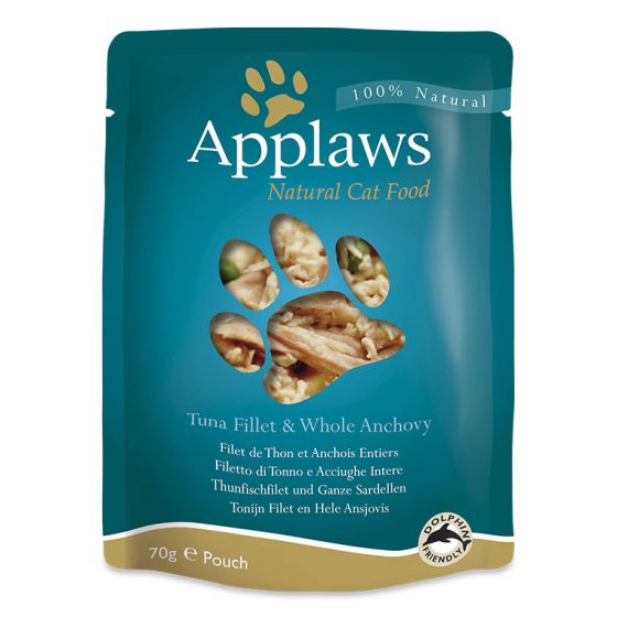 Applaws Cat Tuna with Anchovy 70g Pouch - 0