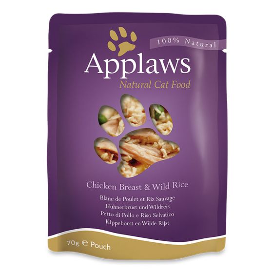 Applaws Cat Chicken with Rice 70g Pouch - 0