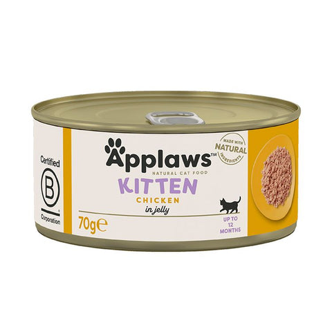 Applaws Chicken Wet Kitten Food 70g Tin - 70 G