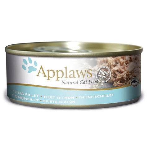 Applaws Tuna Fillet Wet Cat Food 156g Tin - 156 G, Adult