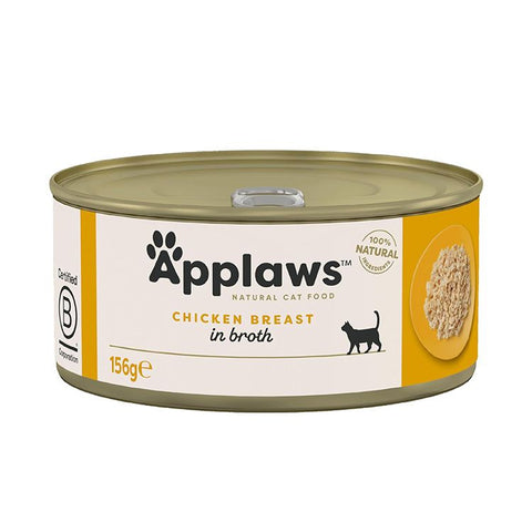 Applaws Chicken Breast in Broth Wet Cat Food Tin - 156 G