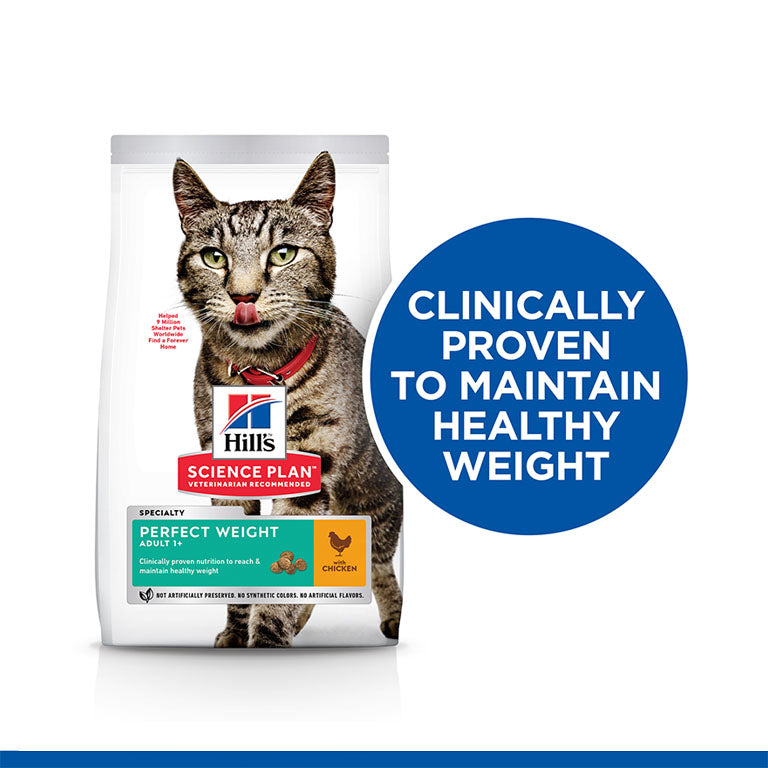 Hill’s Science Plan Perfect Weight Adult Cat Food With Chicken - 0